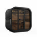 SaunaLife Model CL4GB Cube Luxury Series 3-Person Traditional Outdoor Sauna