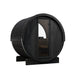 SaunaLife Model E6WB Ergo-Series 3-Person Traditional Outdoor Barrel Sauna with Rear Window