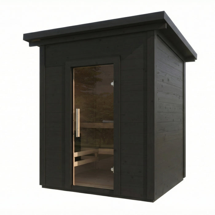 SaunaLife Model G2B Garden-Series 4-Person Traditional Outdoor Sauna