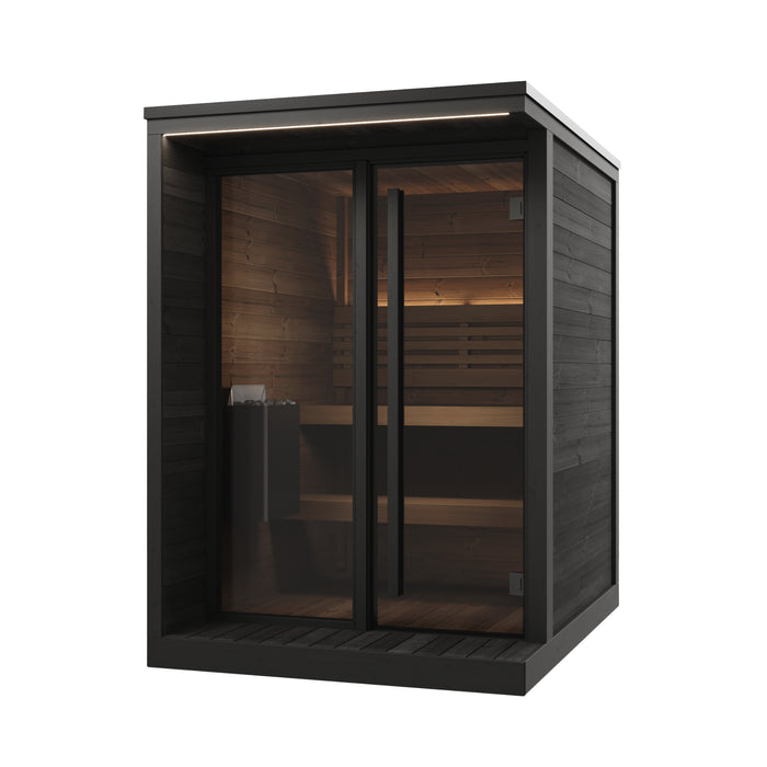 SaunaLife Model GL4B Garden Luxury-Series 4-Person Outdoor Sauna