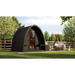 SaunaLife Model G3B Garden-Series 4-Person Traditional Outdoor Pod Sauna