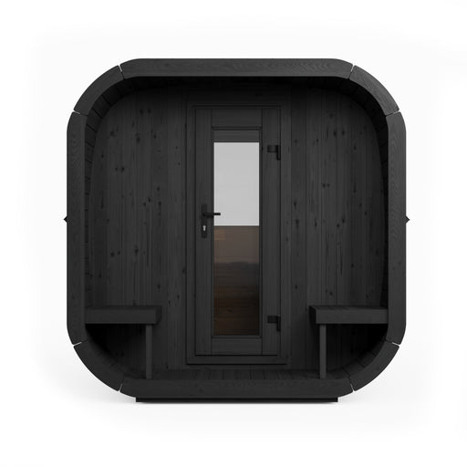 SaunaLife Model CL12GCPB Cube Luxury Series 8-Person Traditional Outdoor Sauna