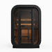 SaunaLife Model CL3GB Cube Luxury Series 2-Person Traditional Outdoor Sauna