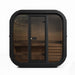 SaunaLife Model CL4GB Cube Luxury Series 3-Person Traditional Outdoor Sauna