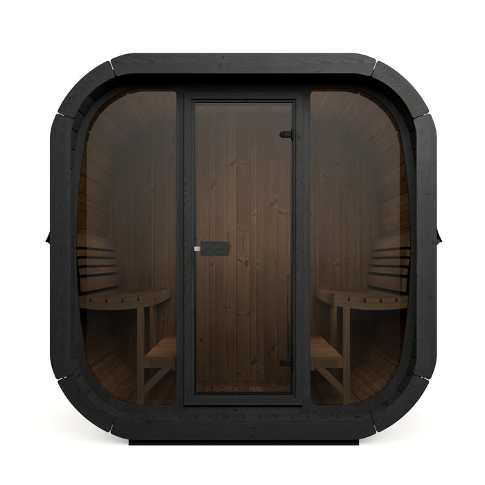 SaunaLife Model CL7GB Cube Luxury Series 6-Person Traditional Outdoor Sauna