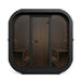 SaunaLife Model CL7GB Cube Luxury Series 6-Person Traditional Outdoor Sauna