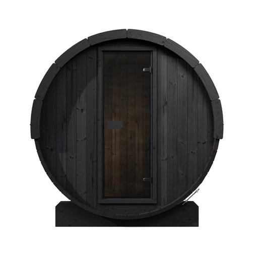 SaunaLife Model E6B Ergo-Series 3-Person Traditional Outdoor Barrel Sauna