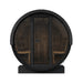 SaunaLife Model E8GB Ergo-Series 6-Person Traditional Outdoor Barrel Sauna with Full-Glass Front