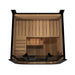SaunaLife Model CL3GB Cube Luxury Series 2-Person Traditional Outdoor Sauna