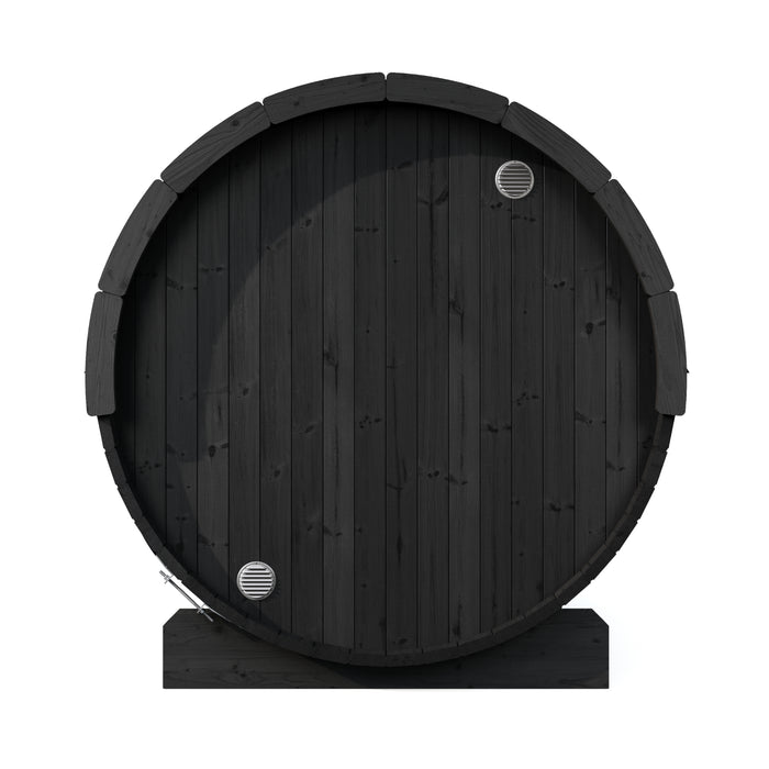 SaunaLife Model E6B Ergo-Series 3-Person Traditional Outdoor Barrel Sauna