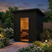 SaunaLife Model G2B Garden-Series 4-Person Traditional Outdoor Sauna