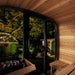 SaunaLife Model CL5GB Cube Luxury Series 4-Person Traditional Outdoor Sauna