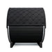 SaunaLife Model E7WB Ergo-Series 4-Person Traditional Outdoor Barrel Sauna with Rear Window