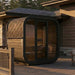 SaunaLife Model CL4GB Cube Luxury Series 3-Person Traditional Outdoor Sauna