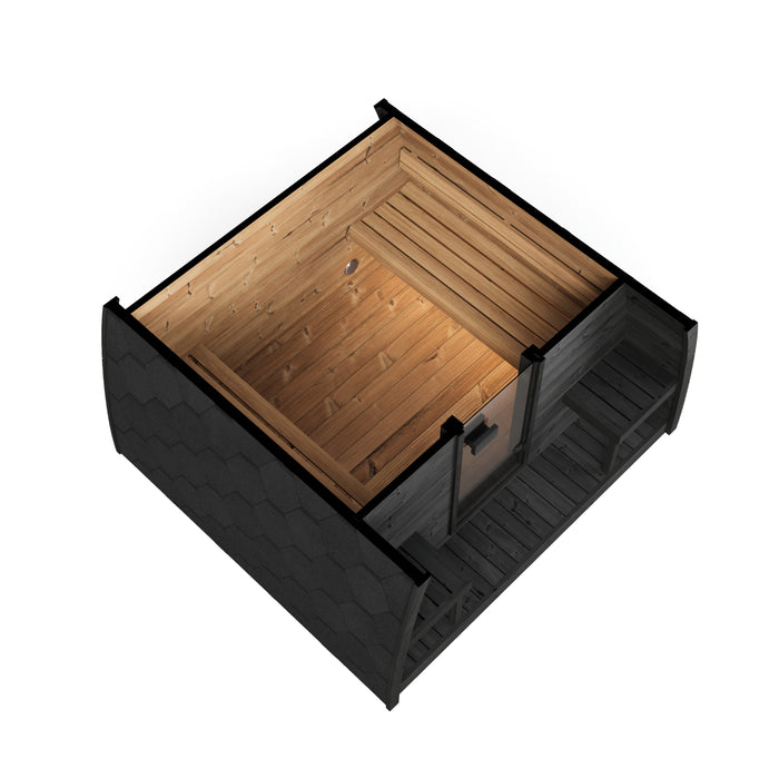 SaunaLife Model G3B Garden-Series 4-Person Traditional Outdoor Pod Sauna