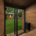 SaunaLife Model GL4B Garden Luxury-Series 4-Person Outdoor Sauna