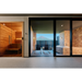 Auroom Cala Glass 2-4 Person Traditional Indoor Sauna