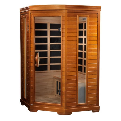 Dynamic Heming Elite 2-Person Corner Ultra Low EMF Far Infrared Sauna | DYN-6225-02 Elite