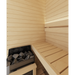 Auroom Cala Glass Mini 1-Person Traditional Indoor Sauna — Aspen
