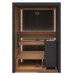 Auroom Vulcana 2-Person Traditional Indoor Sauna