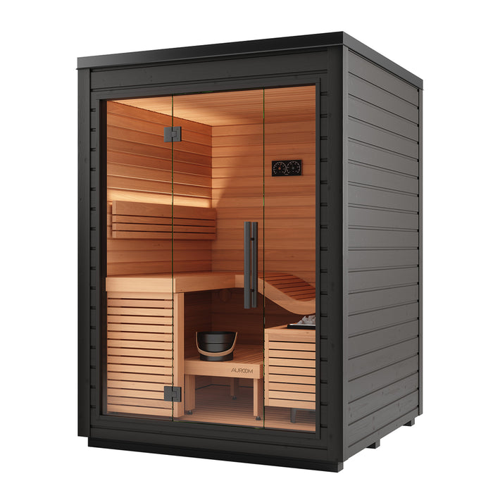 Auroom Aura 2-Person Traditional Outdoor Sauna