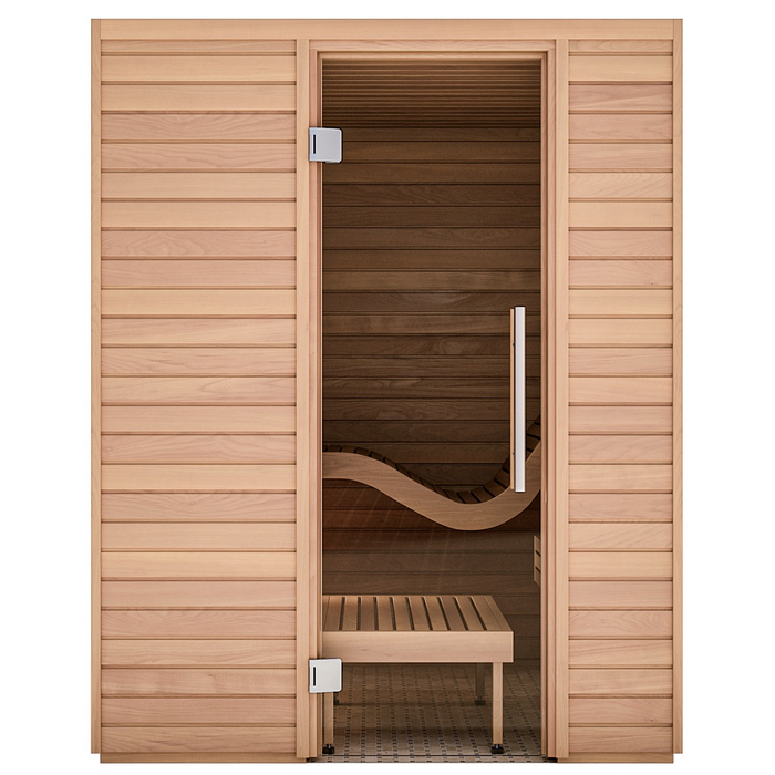 Auroom Baia 2-Person Traditional Indoor Sauna - Thermo-Aspen