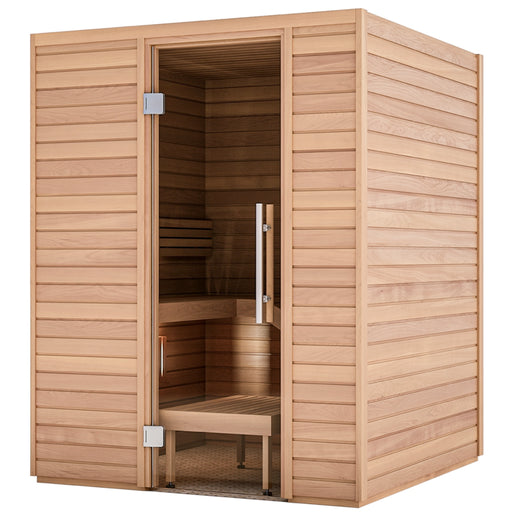 Auroom Baia 2-Person Traditional Indoor Sauna - Thermo-Aspen