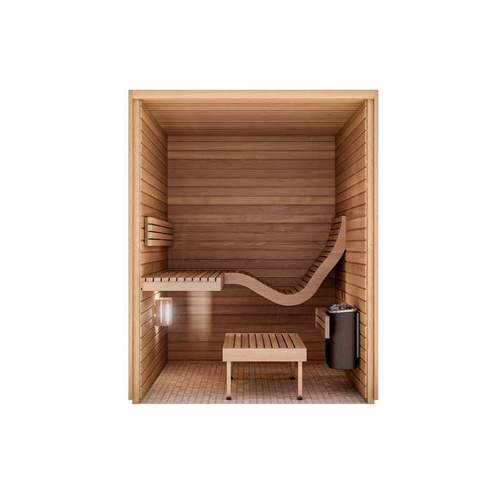 Auroom Baia 2-Person Traditional Indoor Sauna - Thermo-Aspen