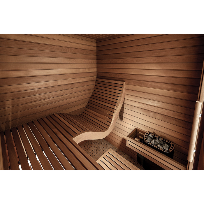 Auroom Baia 2-Person Traditional Indoor Sauna - Thermo-Aspen
