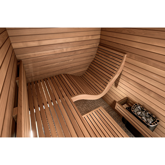 Auroom Baia 2-Person Traditional Indoor Sauna - Thermo-Aspen
