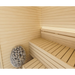 Auroom Cala Glass 2-4 Person Traditional Indoor Sauna - Aspen