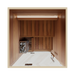 Auroom Cala Glass Mini 1-Person Traditional Indoor Sauna — Thermo-Aspen