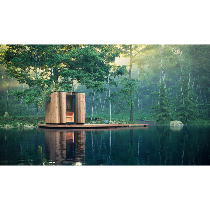 Auroom Garda 6-Person Traditional Outdoor Sauna — Thermo-Pine