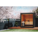 Auroom Mira L 5-Person Traditional Outdoor Sauna — Black