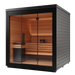 Auroom Mira L 5-Person Traditional Outdoor Sauna — Black