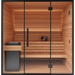Auroom Mira L 5-Person Traditional Outdoor Sauna — Natural