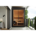 Auroom Mira S 2-Person Traditional Outdoor Sauna — Black