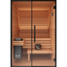 Auroom Mira S 2-Person Traditional Outdoor Sauna — Black