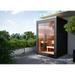 Auroom Mira S 2-Person Traditional Outdoor Sauna — Black