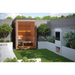 Auroom Mira S 2-Person Traditional Outdoor Sauna — Natural