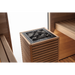 Auroom Garda 4-6 Person Traditional Outdoor Sauna - Opposite Bench Layout