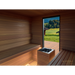 Auroom Garda 4-6 Person Traditional Outdoor Sauna - Opposite Bench Layout