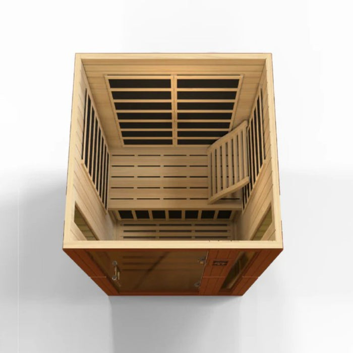 Golden Designs S-Shape Backrest for Saunas Canadian Hemlock 4