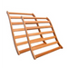 Golden Designs S-Shape Backrest for Saunas Red Cedar 2