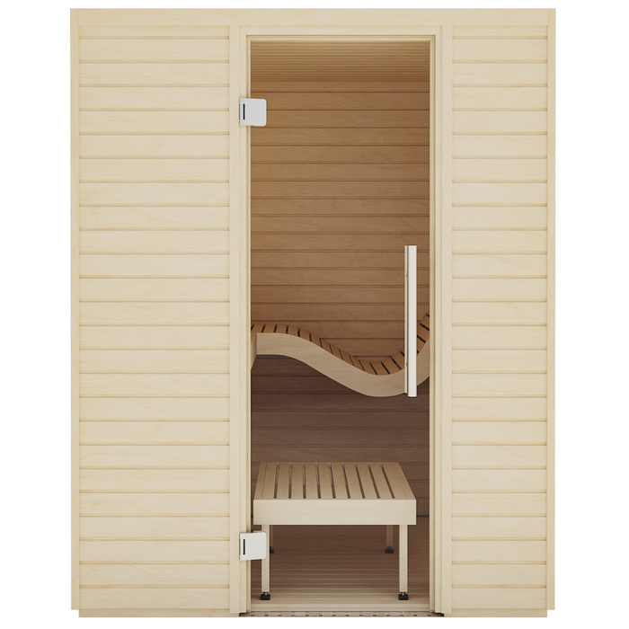 Auroom Baia 2-Person Traditional Indoor Sauna - Aspen