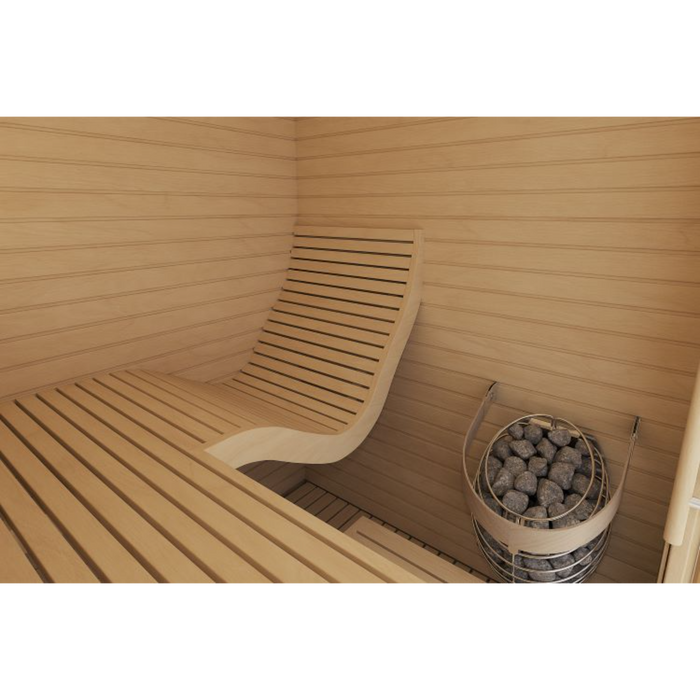 Auroom Baia 2-Person Traditional Indoor Sauna - Aspen
