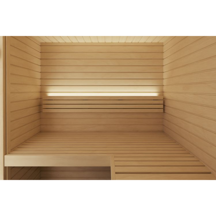 Auroom Baia 2-Person Traditional Indoor Sauna - Aspen