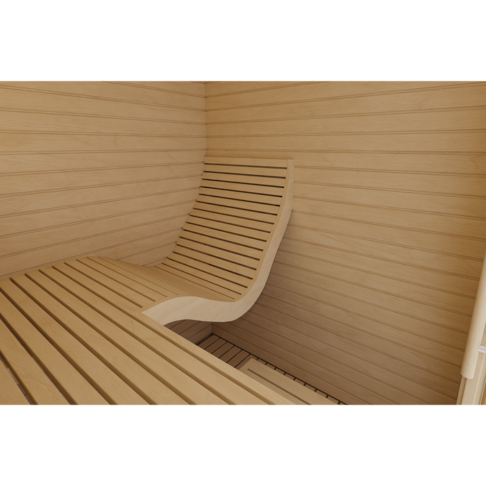 Auroom Baia 2-Person Traditional Indoor Sauna - Aspen