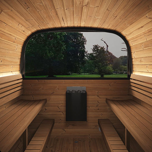 SaunaLife Model CL12GCP Cube-Series 8-Person Traditional Outdoor Sauna