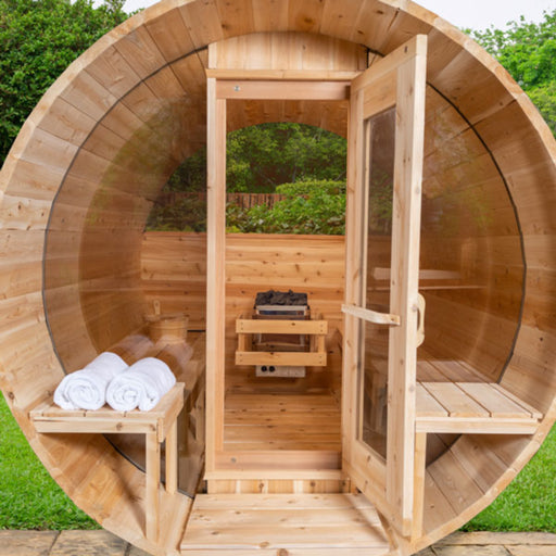 Leisurecraft CT Tranquility MP Barrel Sauna | CTC2345MPE